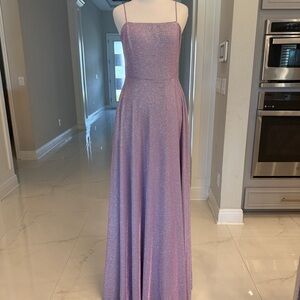Windsor Lavender Glitter Prom Dress